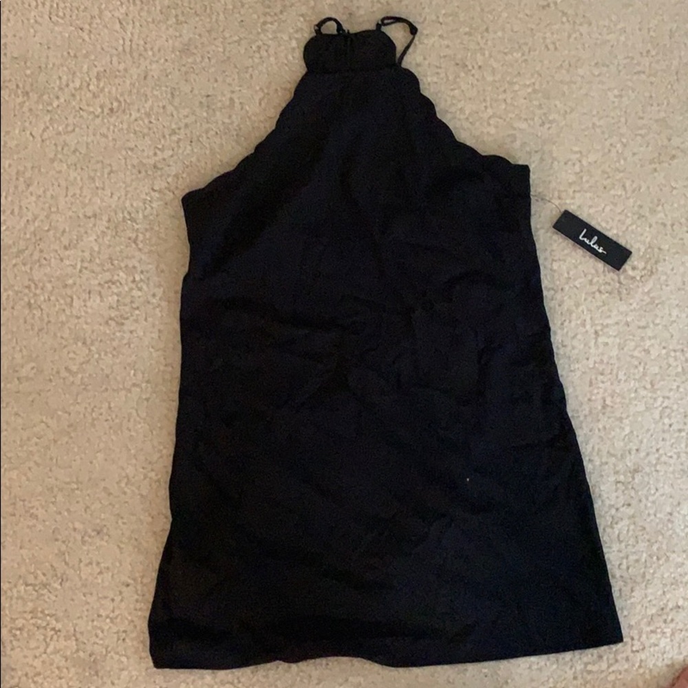 Lulus black endlessly endearing dress